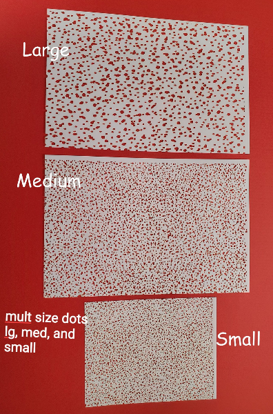 Dots Stencil - Small, Med, Large